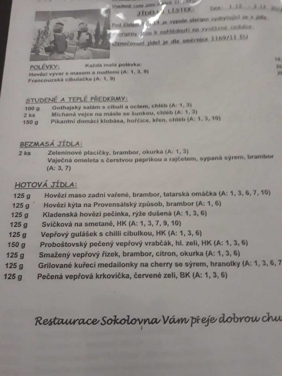 Menu Sokolovna Restaurant-3